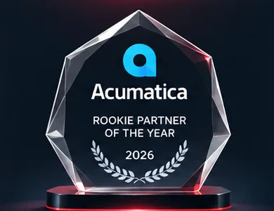 Acumatica Rookie Partner of the Year 2026 award